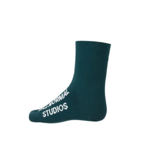 Pas Normal Studios Logo Pre-Cut Oversocks Übersocken S/36-39 EU teal