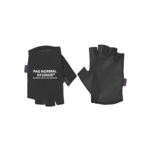 Pas Normal Studios Logo Race Mitt Kurzfinger Handschuhe XL black