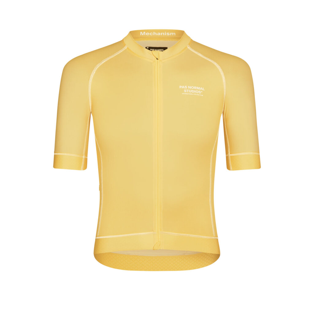 Pas Normal Studios Mechanism Jersey Kurzarm Fahrradtrikot Herren S dusty yellow