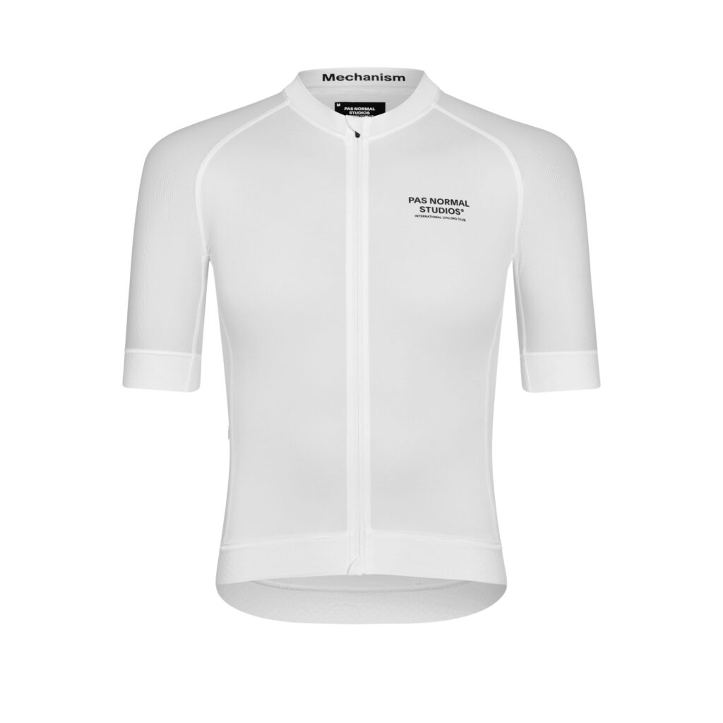 Pas Normal Studios Mechanism Jersey Kurzarm Fahrradtrikot Herren XXL white