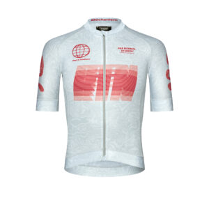Pas Normal Studios Mechanism Logo Jersey Fahrradtrikot Herren M aop rtn light aqua