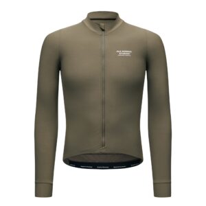 Pas Normal Studios Mechanism Long Sleeve Jersey Langarm Fahrradtrikot Herren XL mud