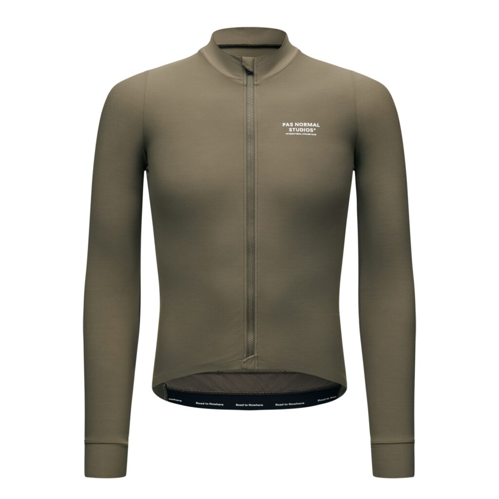 Pas Normal Studios Mechanism Long Sleeve Jersey Langarm Fahrradtrikot Herren M mud