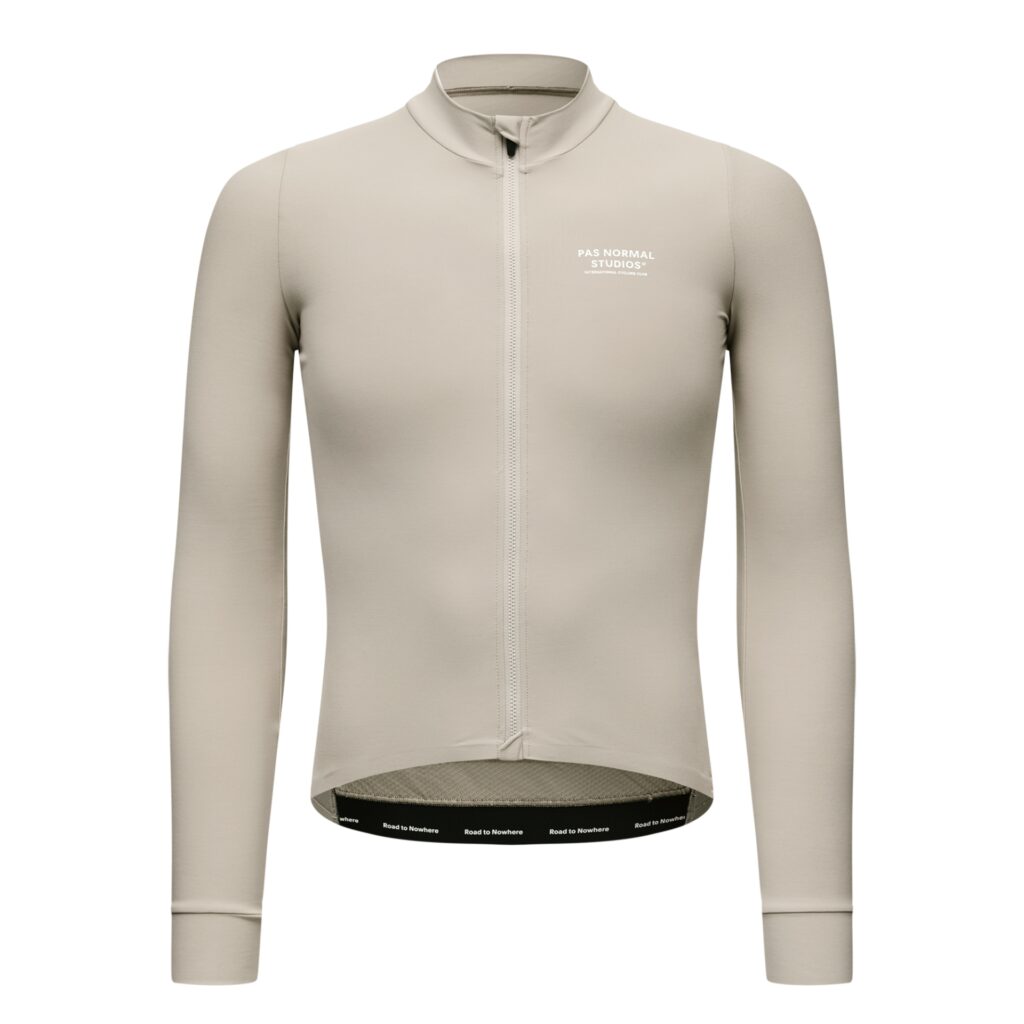 Pas Normal Studios Mechanism Long Sleeve Jersey Langarm Fahrradtrikot Herren S haze