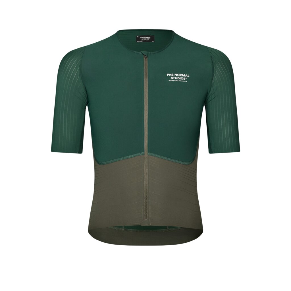 Pas Normal Studios Mechanism Pro Jersey Fahrradtrikot Herren M petroleum / dark olive