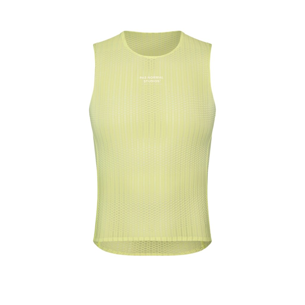 Pas Normal Studios Mechanism Pro Sleeveless Baselayer Funktionsunterhemd Herren L wasabi green