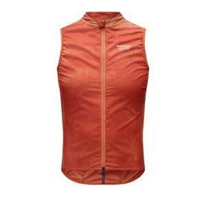 Pas Normal Studios Mechanism Stow Away Gilet Fahrrad Windweste Herren L aop hibiscus orange