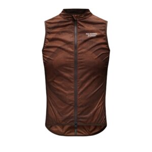 Pas Normal Studios Mechanism Stow Away Gilet Fahrrad Windweste Herren S aop light brown