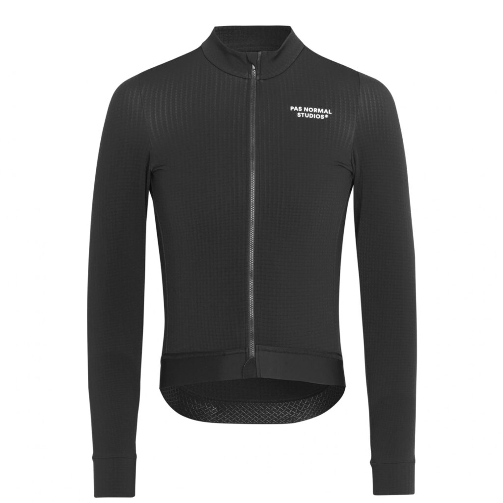 Pas Normal Studios Men's Essential Long Sleeve Jersey Langarm Fahrradtrikot Herren L black