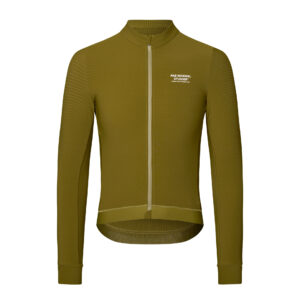 Pas Normal Studios Men's Essential Long Sleeve Jersey Langarm Fahrradtrikot Herren S khaki green