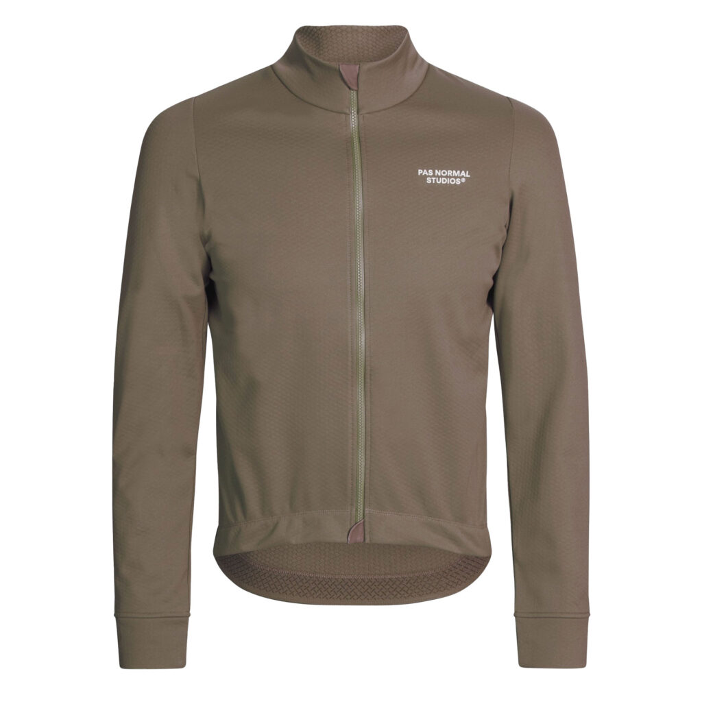 Pas Normal Studios Men's Essential Thermal Long Sleeve Jersey Winter Langarmtrikot L ash brown