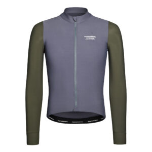 Pas Normal Studios Men's Mechanism Long Sleeve Jersey Langarm Fahrradtrikot Herren L steel / dark olive