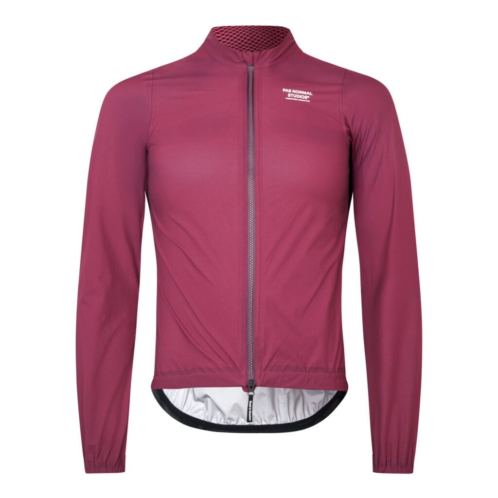 Pas Normal Studios Men's Mechanism Rain Jacket Fahrrad Regenjacke Herren S plum