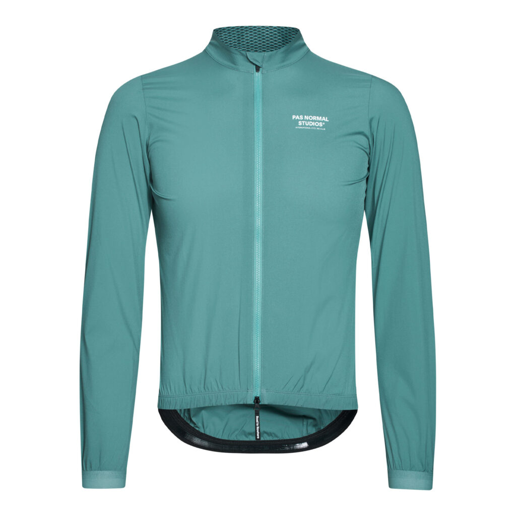 Pas Normal Studios Men's Mechanism Stow Away Jacket Herren Radjacke M grey teal