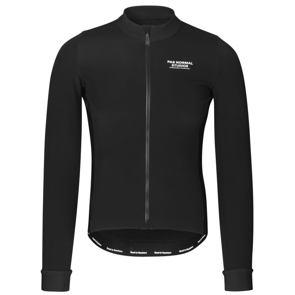 Pas Normal Studios Men's Mechanism Thermal Long Sleeve Jersey 2.0 Herren Winter Langarmtrikot XL black