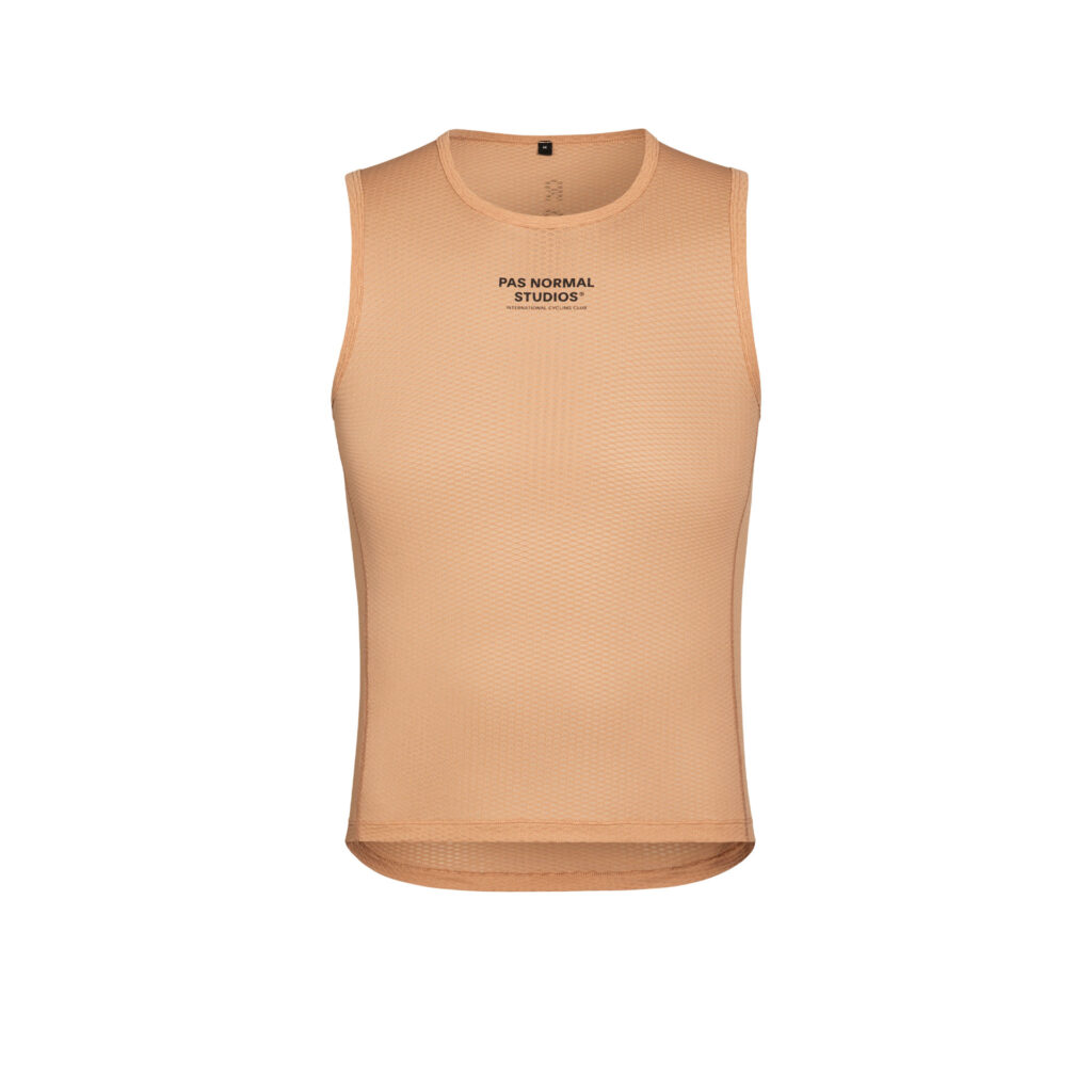 Pas Normal Studios Men's Sleeveless Base Layer Ärmelloses Funktionsunterhemd M camel