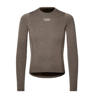Pas Normal Studios Men's Thermal Long Sleeve Baselayer warmes langarm Funktionsunterhemd L dark coffee