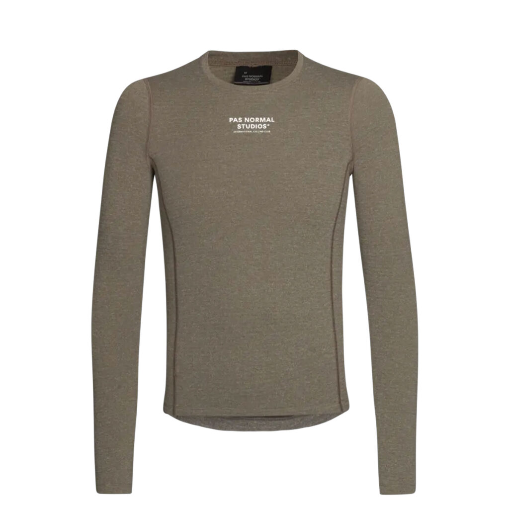 Pas Normal Studios Men's Thermal Long Sleeve Baselayer warmes langarm Funktionsunterhemd XL dark stone