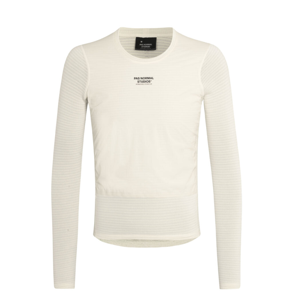 Pas Normal Studios Men's Thermal Windproof Base Layer Funktionsunterhemd mit Windstopper XL off-white