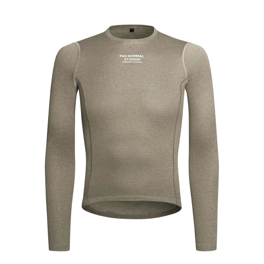 Pas Normal Studios Mid Long Sleeve Base Layer Langarm Funktionsunterhemd M earth