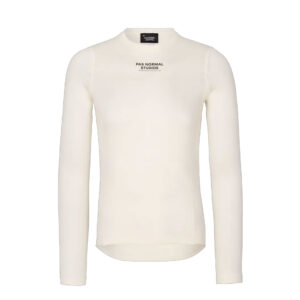 Pas Normal Studios Mid Long Sleeve Base Layer Langarm Funktionsunterhemd XS off-white