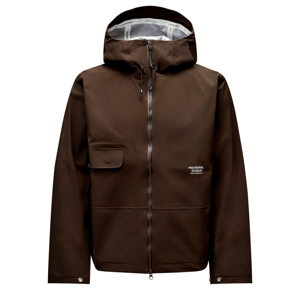 Pas Normal Studios Off-Race 3L Shell Jacket M dark coffee