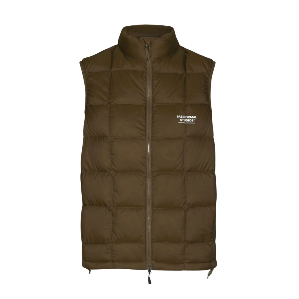 Pas Normal Studios Off-Race Down Weste Daunen Weste M army brown