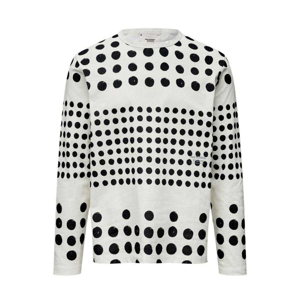 Pas Normal Studios Off-Race Graphic Long Sleeve T-Shirt Langarmshirt S off white