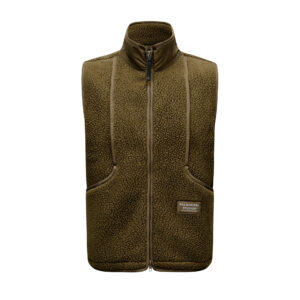 Pas Normal Studios Off-Race Pile Fleece Vest Fleece Weste L deep olive