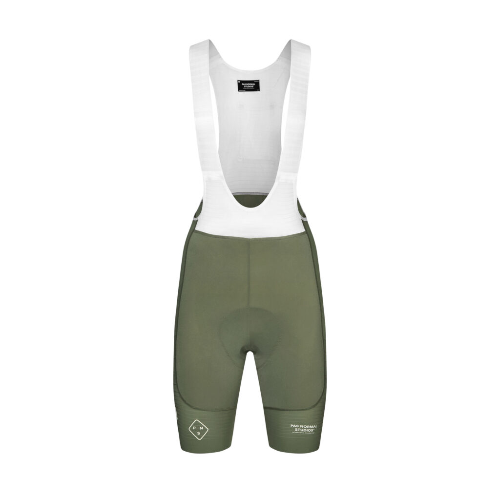 Pas Normal Studios PAS Mechanism Pro Bibs Kurze Fahrradhose Herren XL grey moss
