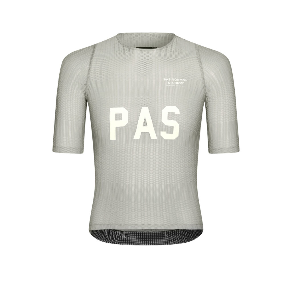 Pas Normal Studios PAS Mechanism Pro Zipless Jersey Fahrradtrikot Herren XXL light grey