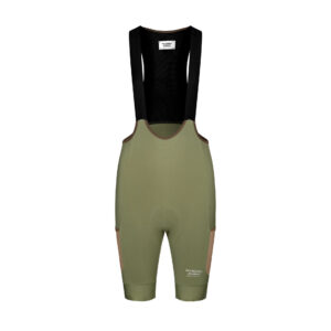Pas Normal Studios Women's Escapism Cargo Bibs Kurze Trägerhose Frauen L light olive