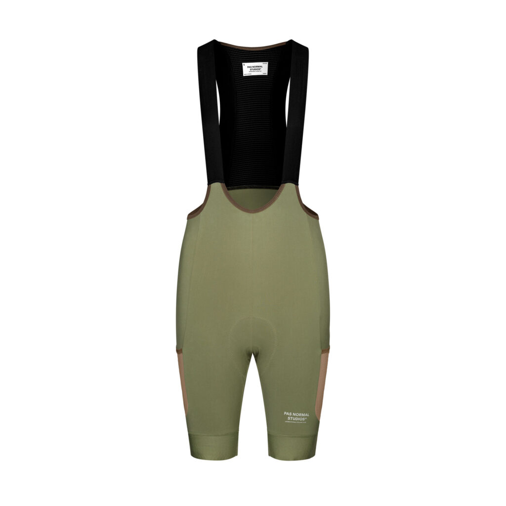 Pas Normal Studios Women's Escapism Cargo Bibs Kurze Trägerhose Frauen XS light olive