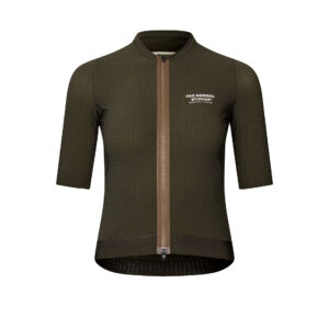 Pas Normal Studios Women's Escapism Jersey Kurzarm Fahrradtrikot Frauen M dark olive
