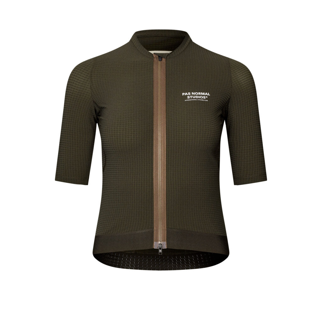 Pas Normal Studios Women's Escapism Jersey Kurzarm Fahrradtrikot Frauen XXS dark olive