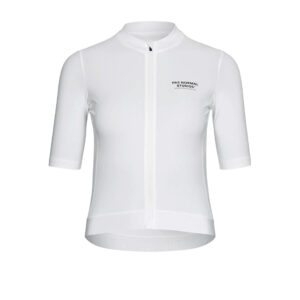 Pas Normal Studios Women's Essential Jersey Kurzarm Fahrradtrikot Damen M white