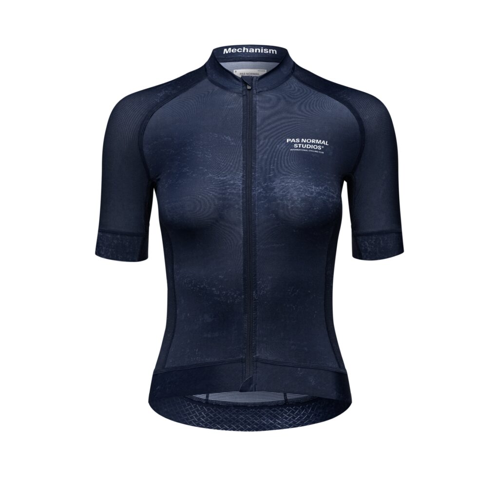 Pas Normal Studios Women's Mechanism Jersey Fahrradtrikot Frauen M aop indigo