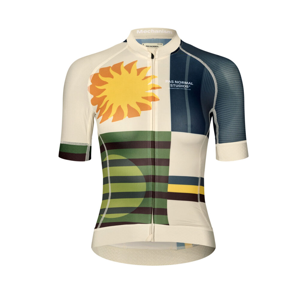 Pas Normal Studios Women's Mechanism Jersey Fahrradtrikot Frauen S aop international sand
