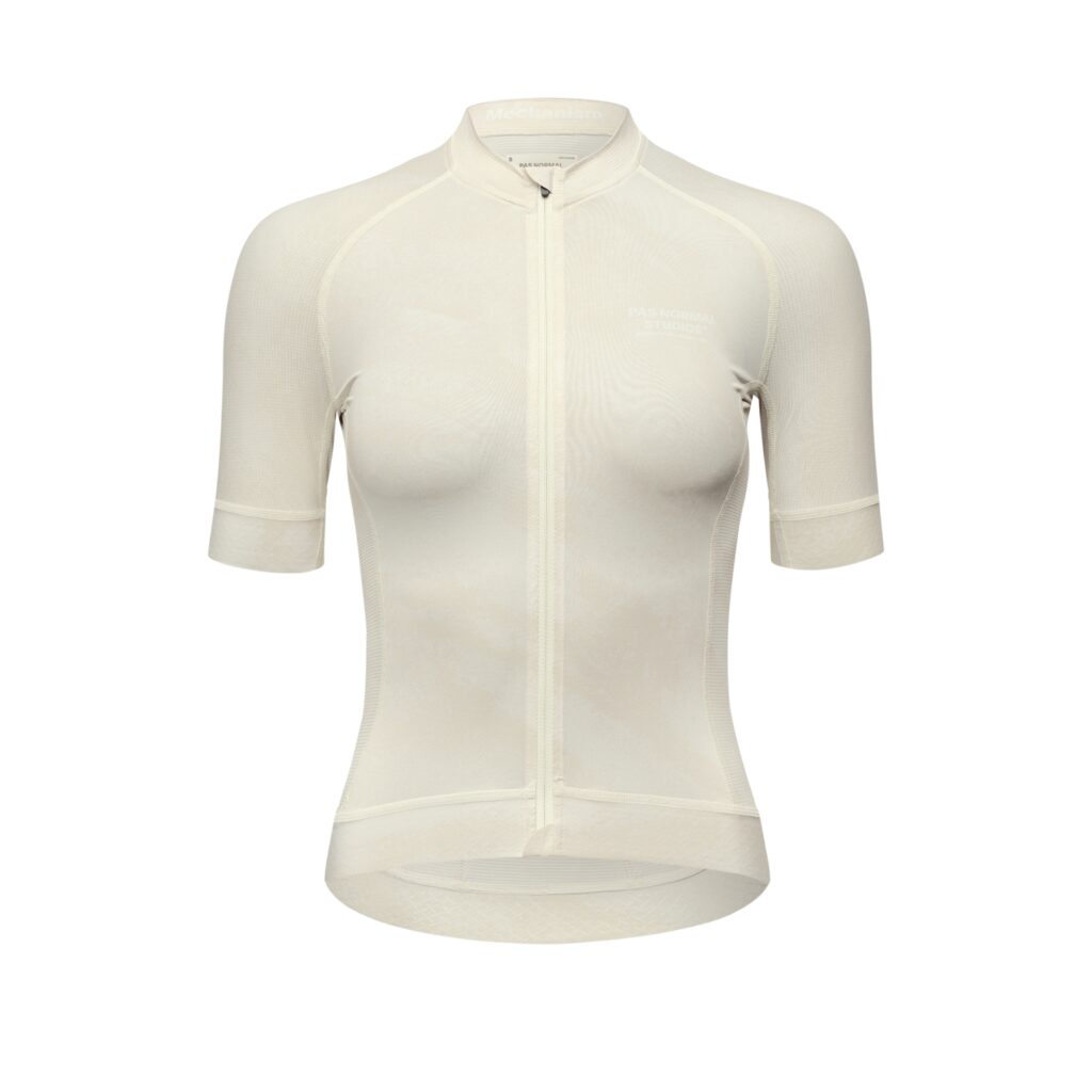 Pas Normal Studios Women's Mechanism Jersey Fahrradtrikot Frauen XS aop off white