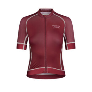 Pas Normal Studios Women's Mechanism Jersey kurzarm Fahrradtrikot Damen S burgundy
