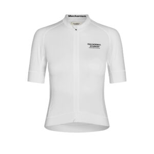 Pas Normal Studios Women's Mechanism Jersey kurzarm Fahrradtrikot Damen XS white