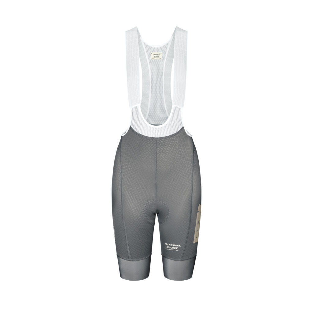 Pas Normal Studios Women's Mechanism Logo Bibs Kurze Trägerhose Frauen M medium grey