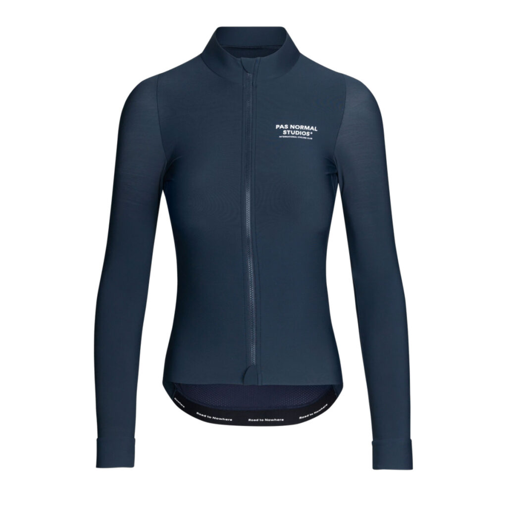 Pas Normal Studios Women's Mechanism Long Sleeve Jersey Langarm Fahrradtrikot Damen XL navy