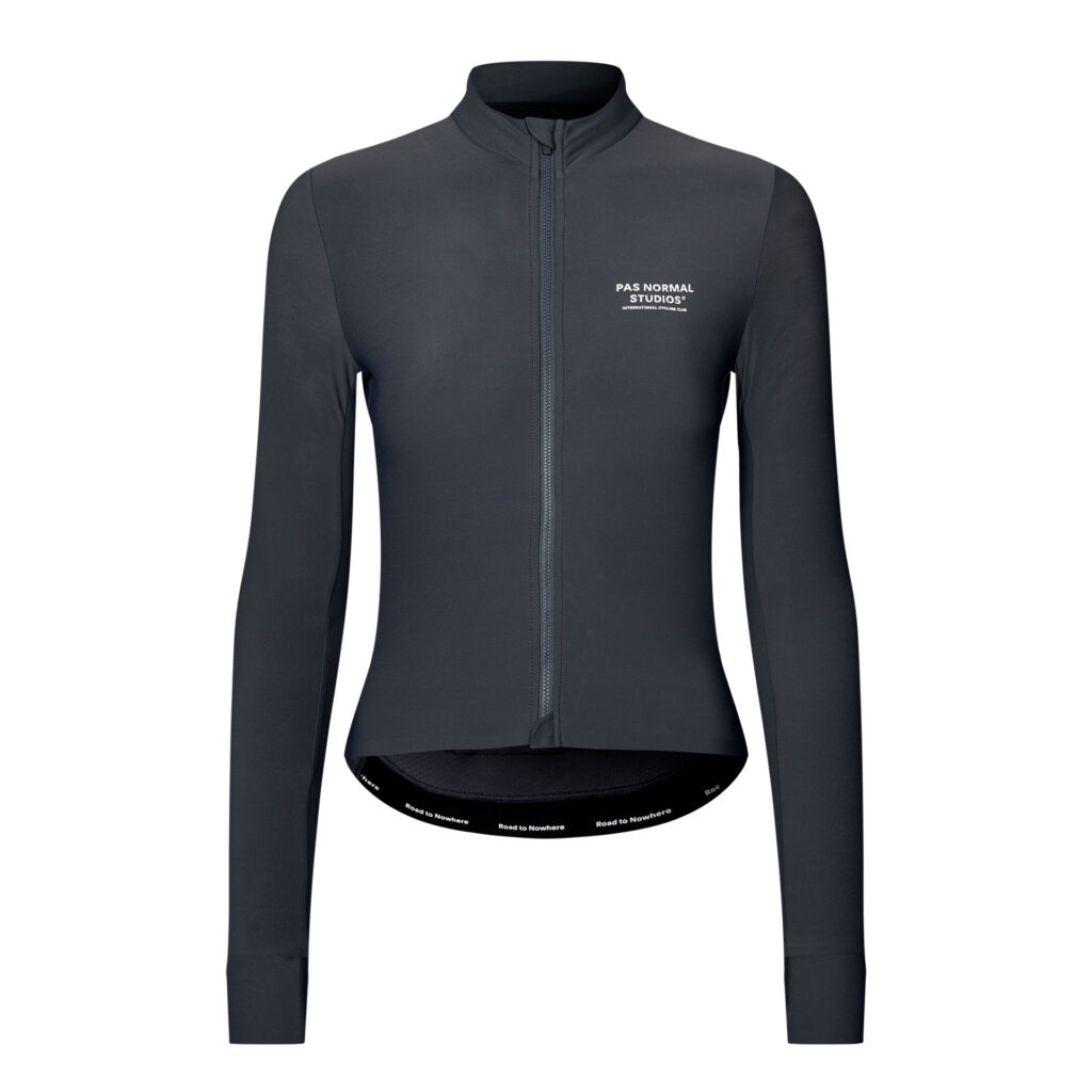 Pas Normal Studios Women's Mechanism Long Sleeve Jersey Langarm Fahrradtrikot Frauen M dark navy