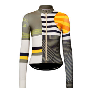 Pas Normal Studios Women's Mechanism Long Sleeve Jersey Langarm Fahrradtrikot Frauen S aop international sand