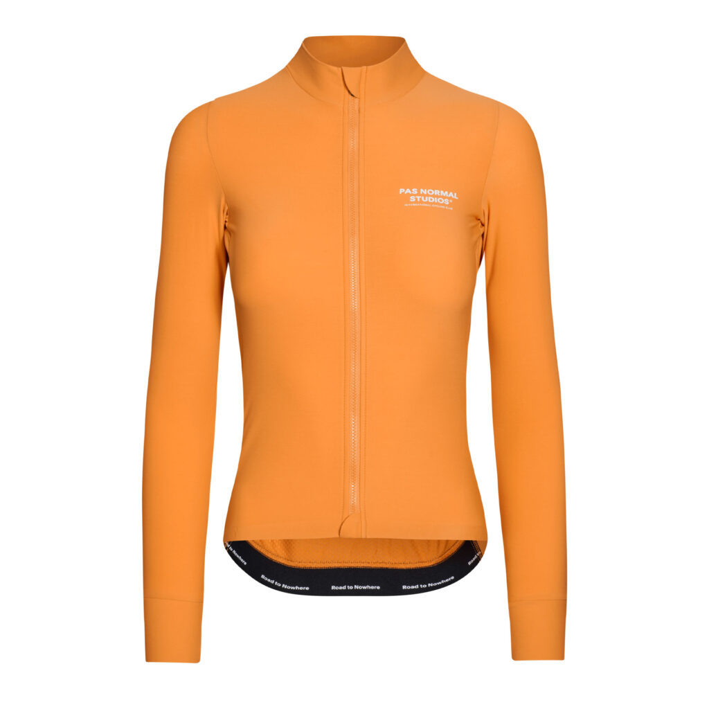 Pas Normal Studios Women's Mechanism Long Sleeve Jersey Langarm Fahrradtrikot Damen M dusty orange