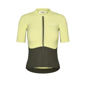 Pas Normal Studios Women's Mechanism Pro Jersey Fahrradtrikot Frauen L wasabi green / dark olive