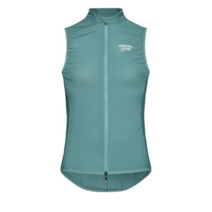 Pas Normal Studios Women's Mechanism Stow Away Gilet Fahrrad Windweste Damen XXS grey teal