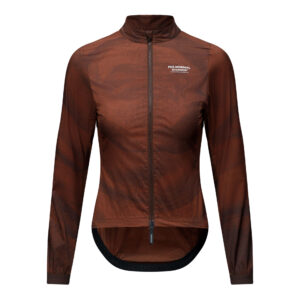 Pas Normal Studios Women's Mechanism Stow Away Jacket Fahrradjacke Frauen M aop light brown
