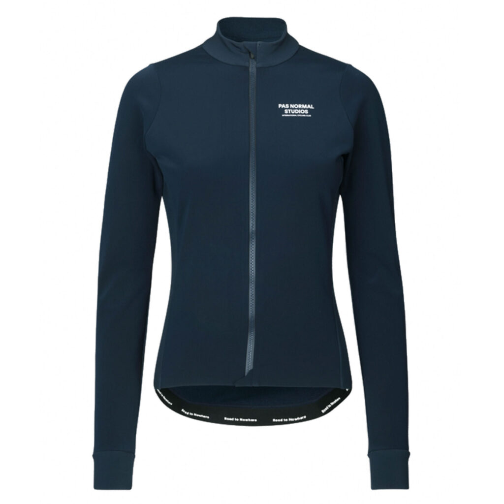 Pas Normal Studios Women's Mechanism Thermal Long Sleeve Jersey Warmes Langarmtrikot für Frauen M navy
